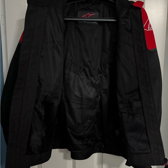 Alpinestars Red and Black Riding Jacket - Picture 3 of 6